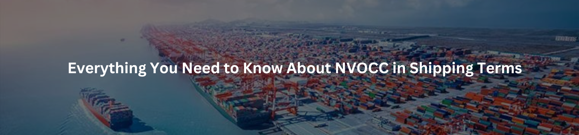 Everything You Need to Know About NVOCC in Shipping Terms - Riseonic Shipping line